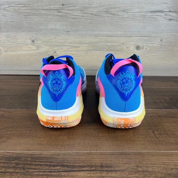 Nike LeBron Witness 7 Mens Size 12 Hyper Royal Blue Lightning White DM1123 400 - Picture 5 of 10